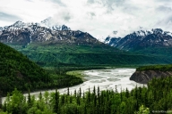 Matanuska Glacier and way to Anchorage